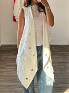 White Vest with Rings