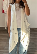 White Vest with Rings