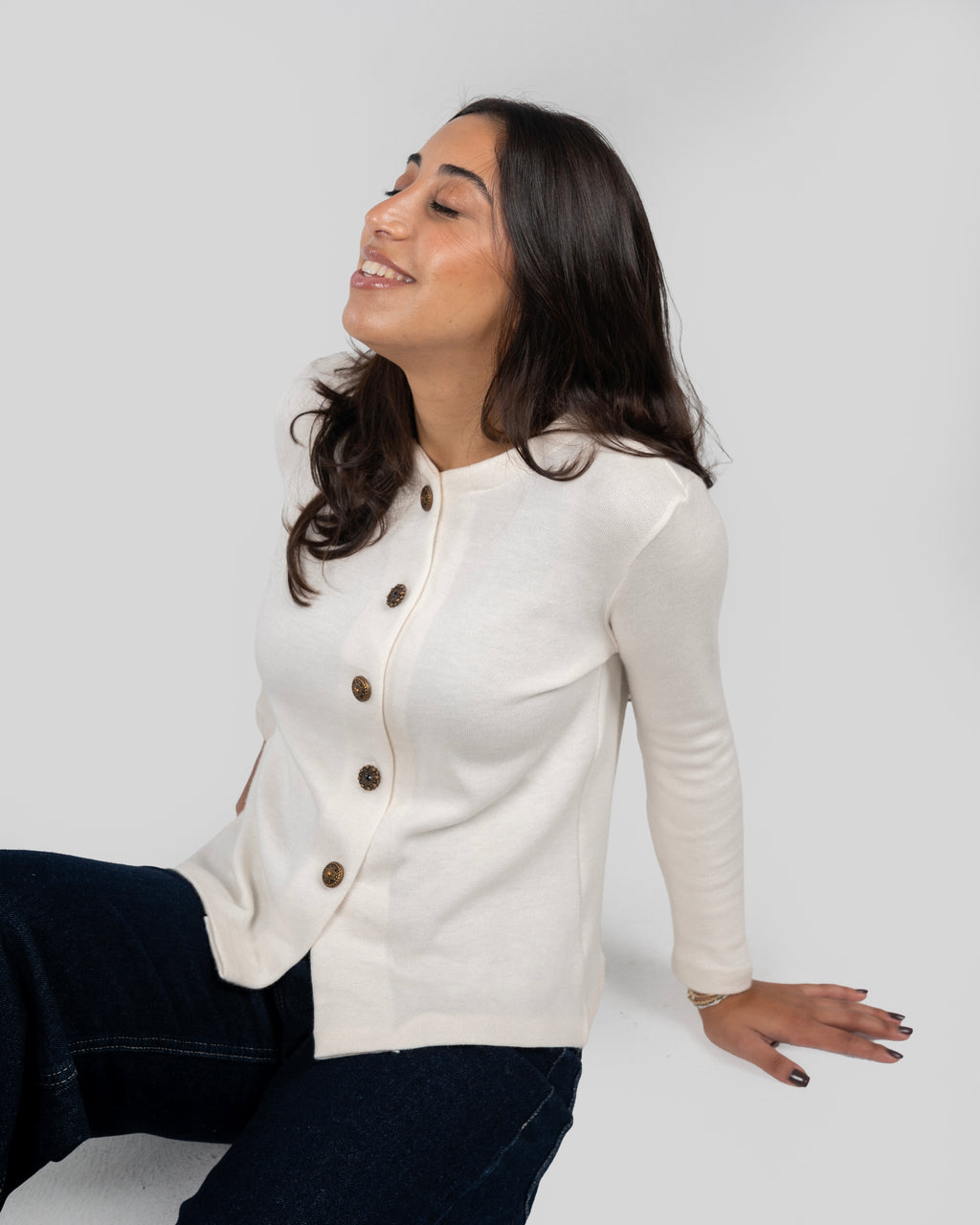 Assorted Buttons Cardigan