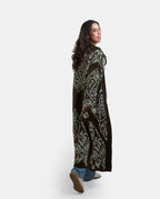 Patches Knit Cardigan in Brown