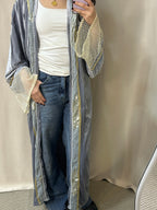 Grey Velvet Kaftan