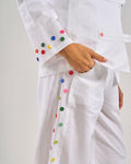 Pure Linen Pants in White