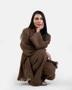 Fringe Knit Set in Cocoa