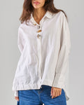 The Poplin Shirt with Beige Marbles