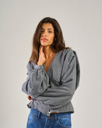 The Dream Top in Grey