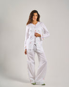 Pure Linen Pants in White