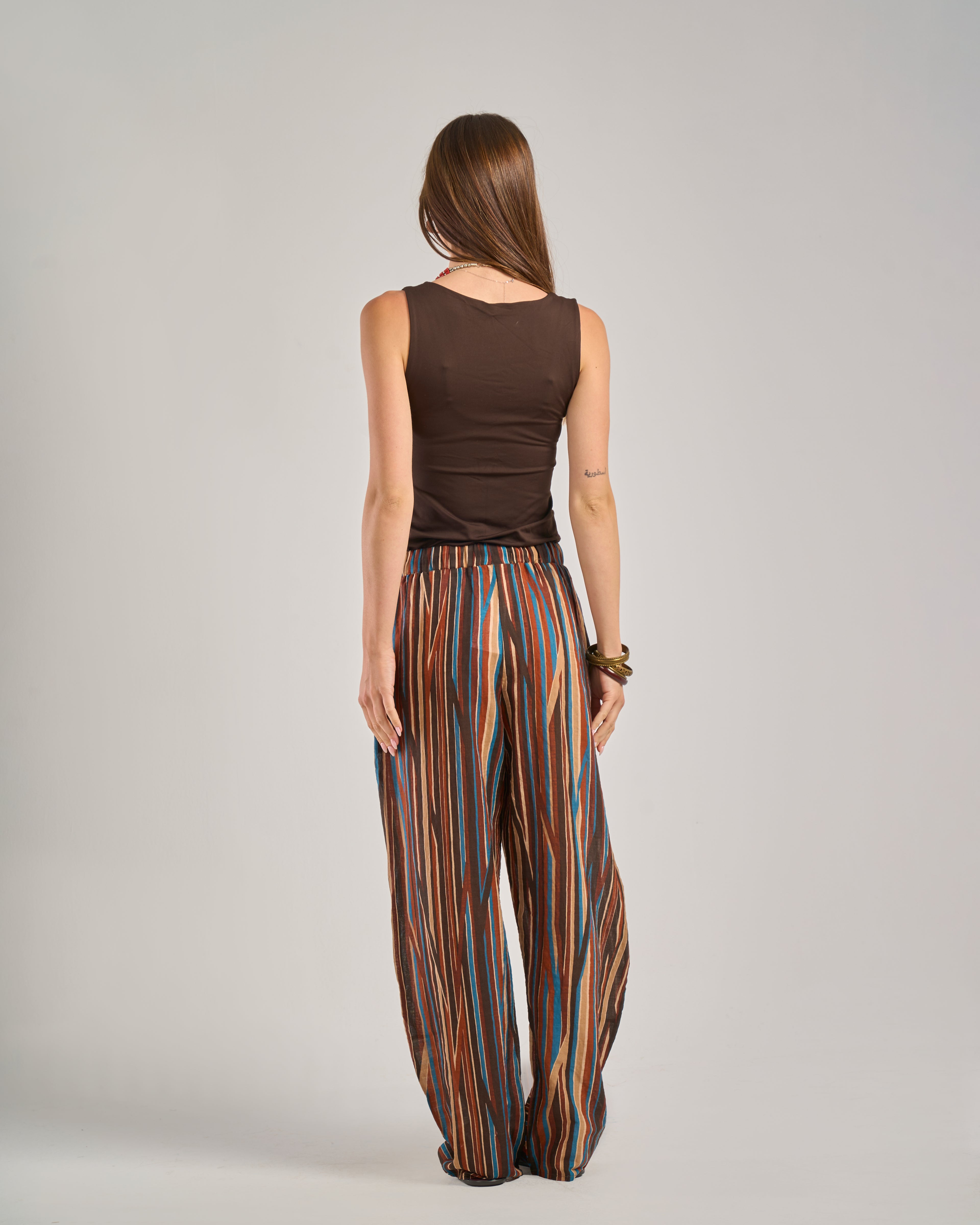 Striped Balloon Pants