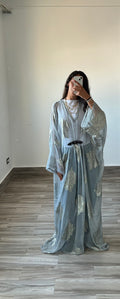 Silver Kaftan Dress