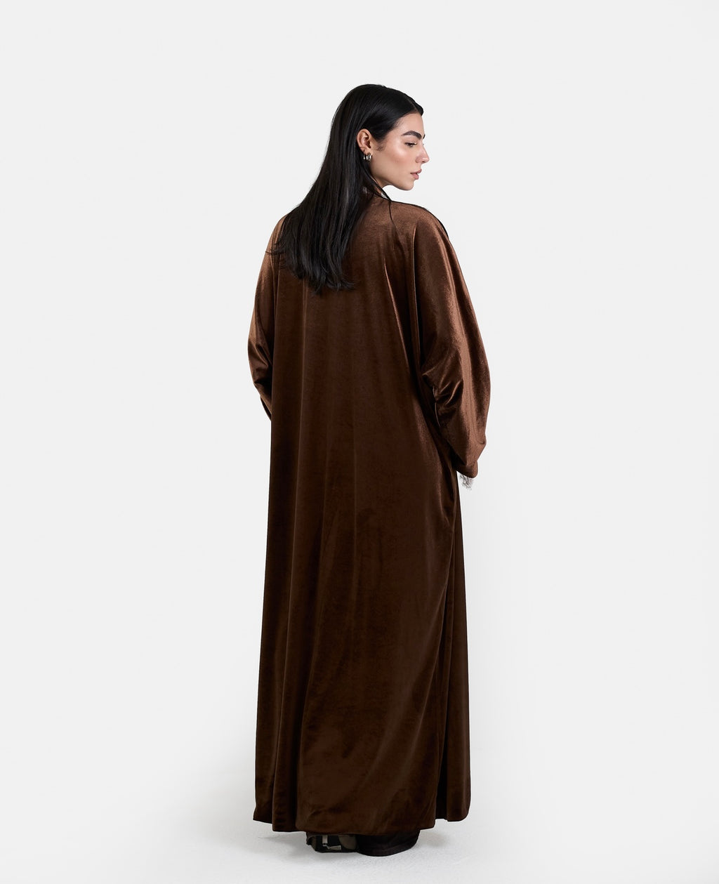 Lace Kaftan in Brown