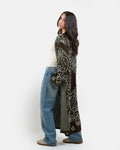 Patches Knit Cardigan in Brown