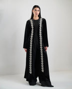 Velvet Braided Kaftan