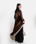 Lace Kaftan in Brown