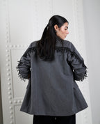Chunky Blazer in Grey