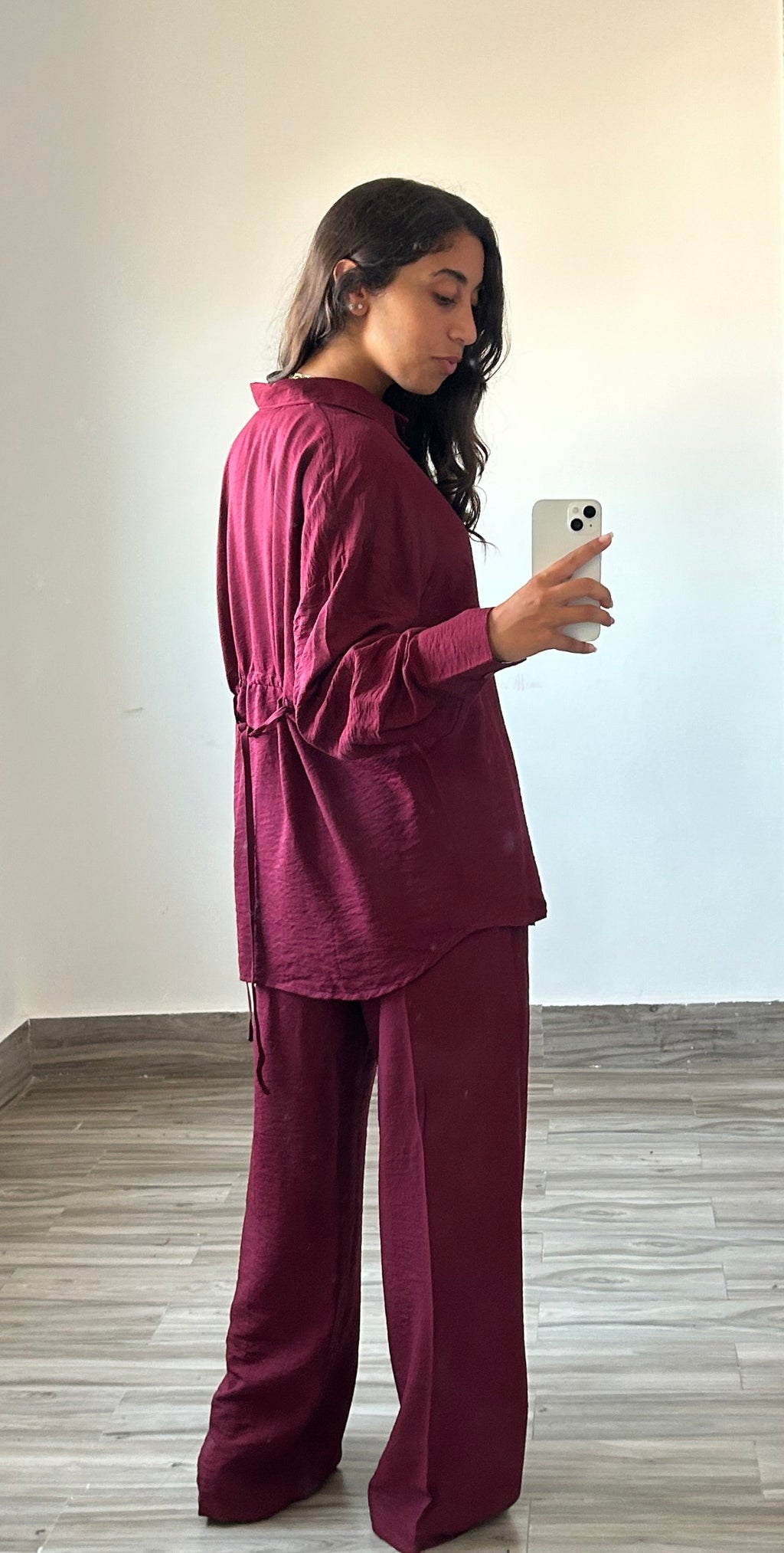 Burgundy Shirt