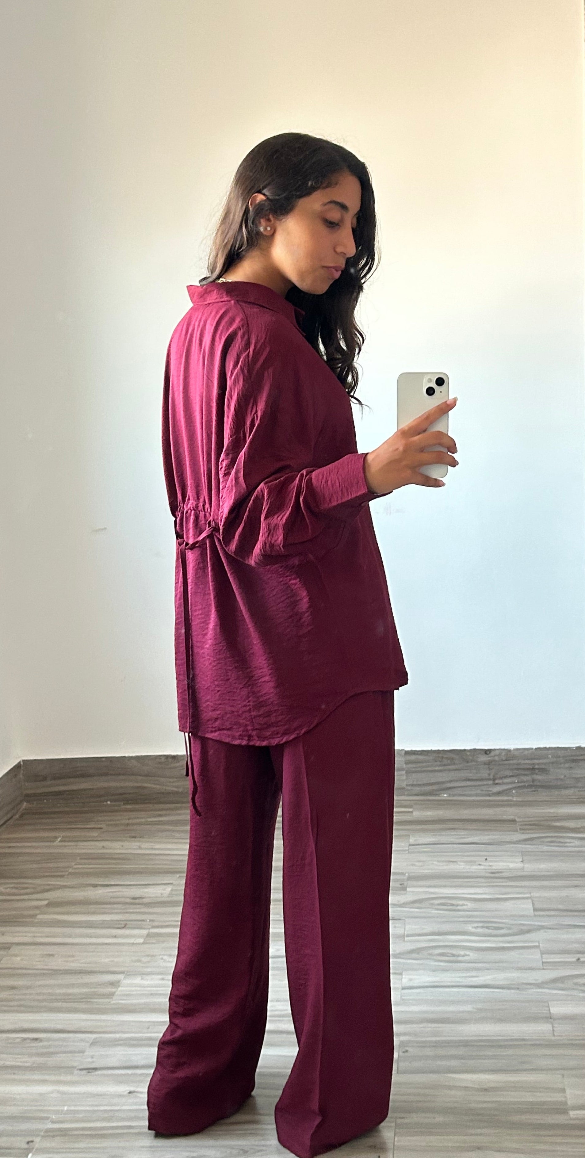 Burgundy Shirt