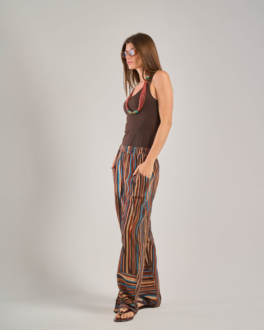 Striped Balloon Pants