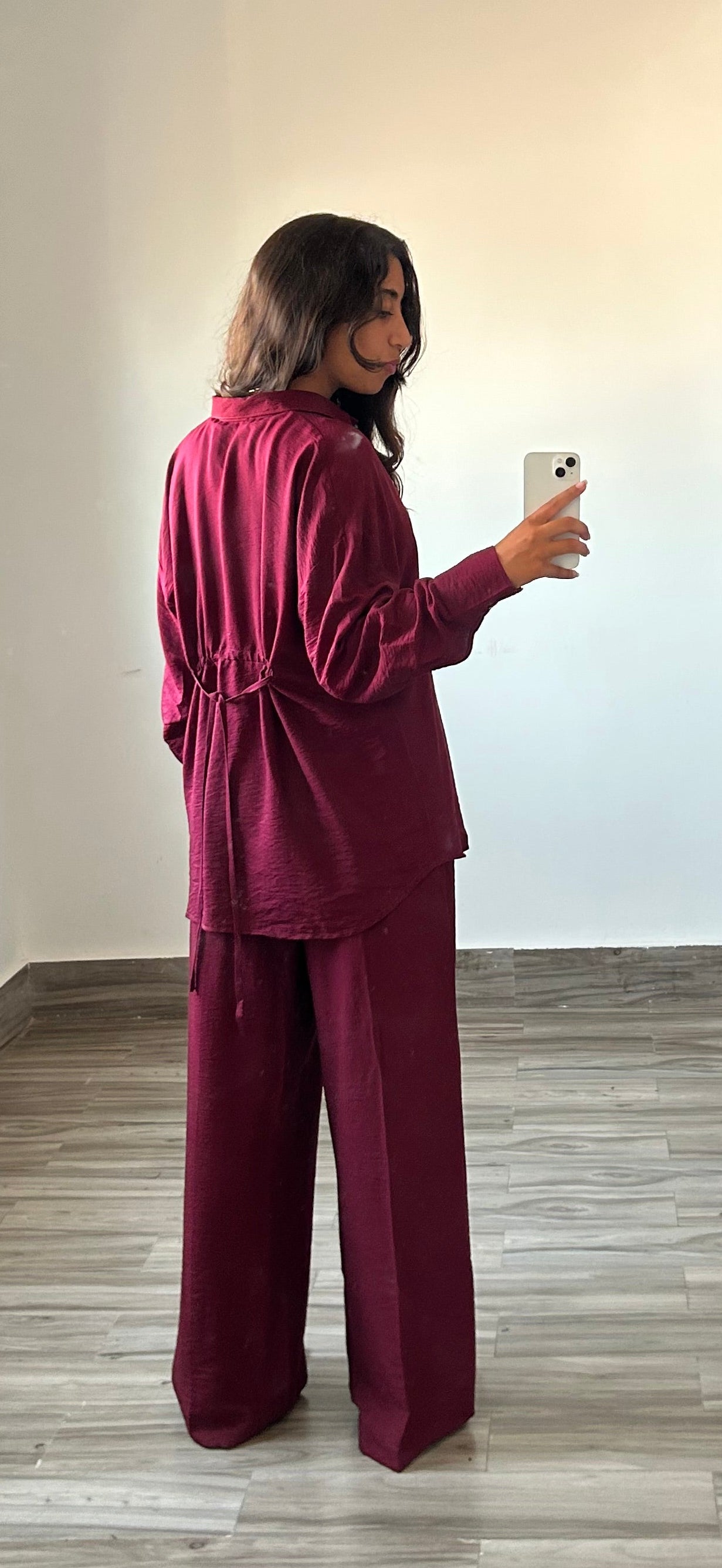 Burgundy Shirt