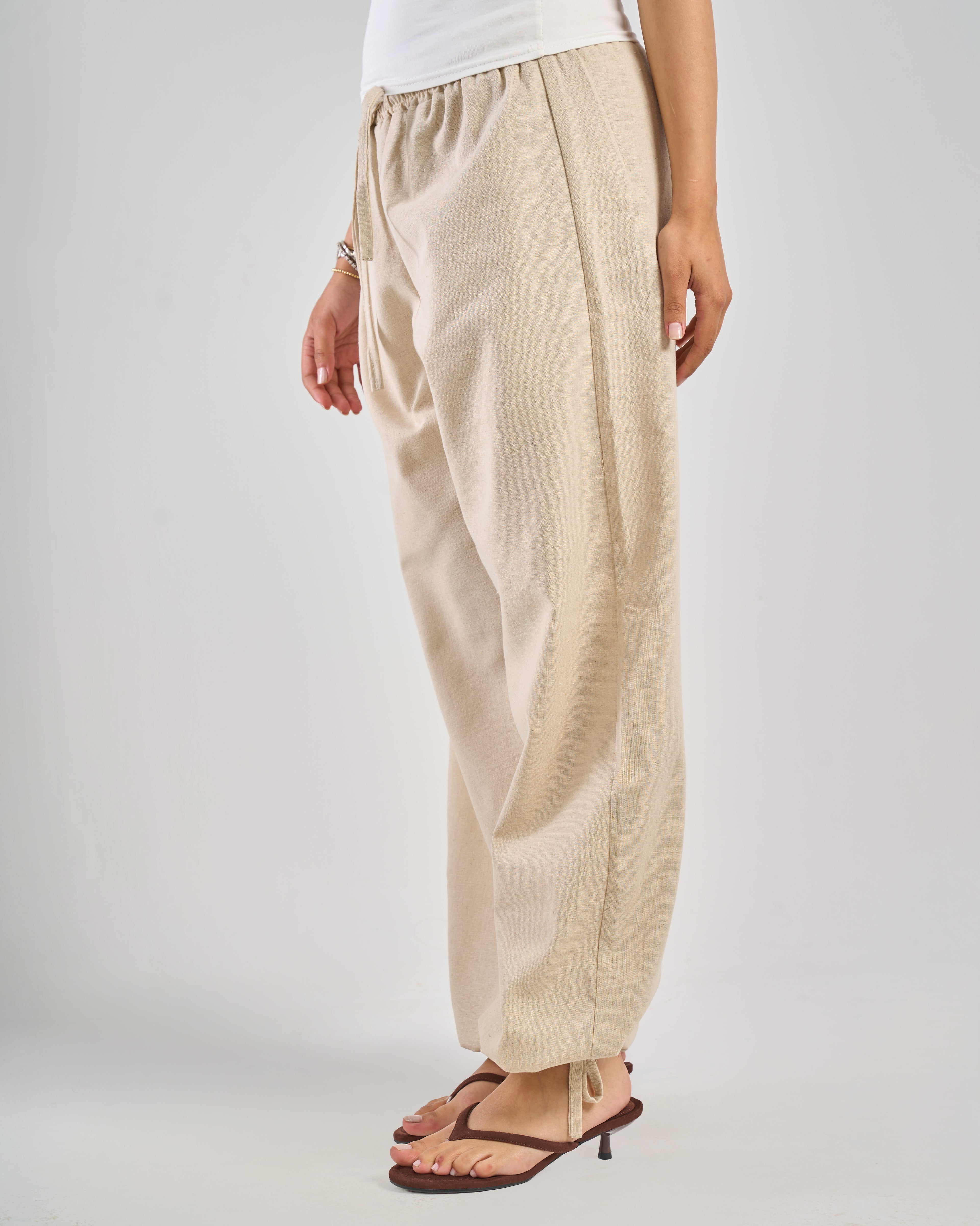 Balloon Linen Pants