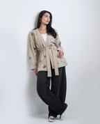 Stars & Moons Cardigan in Beige