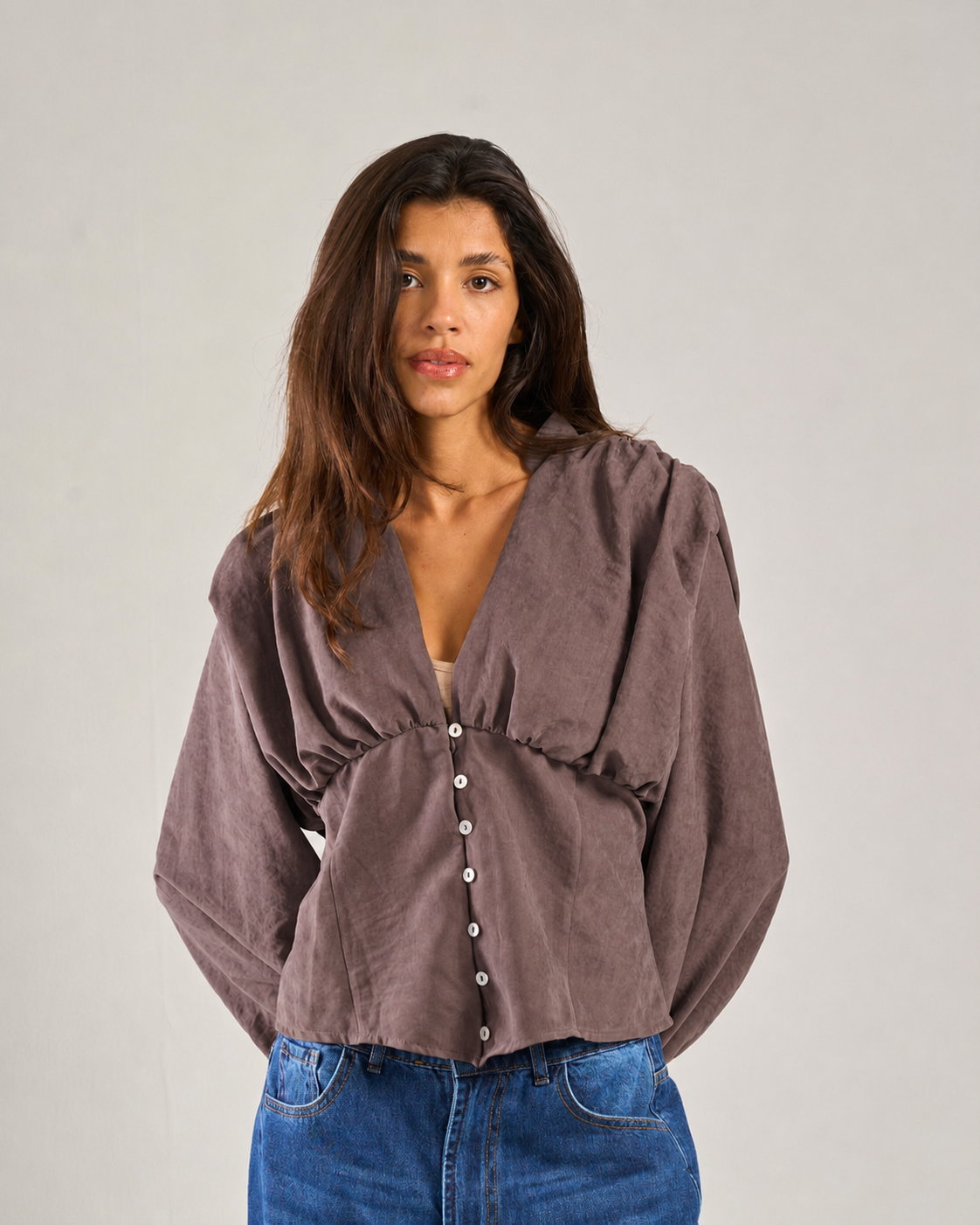 The Dream Top in Brown