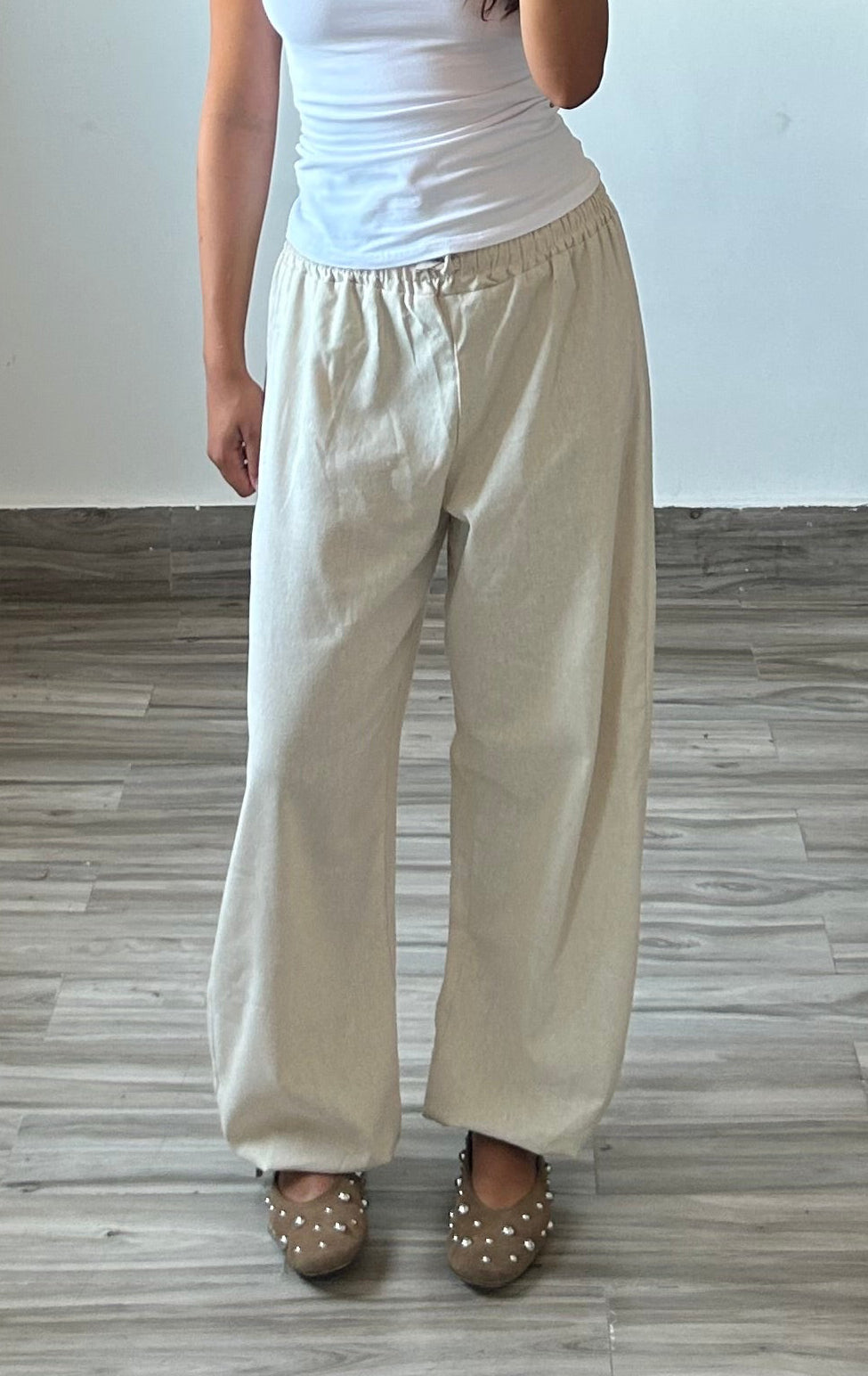 Balloon Linen Pants