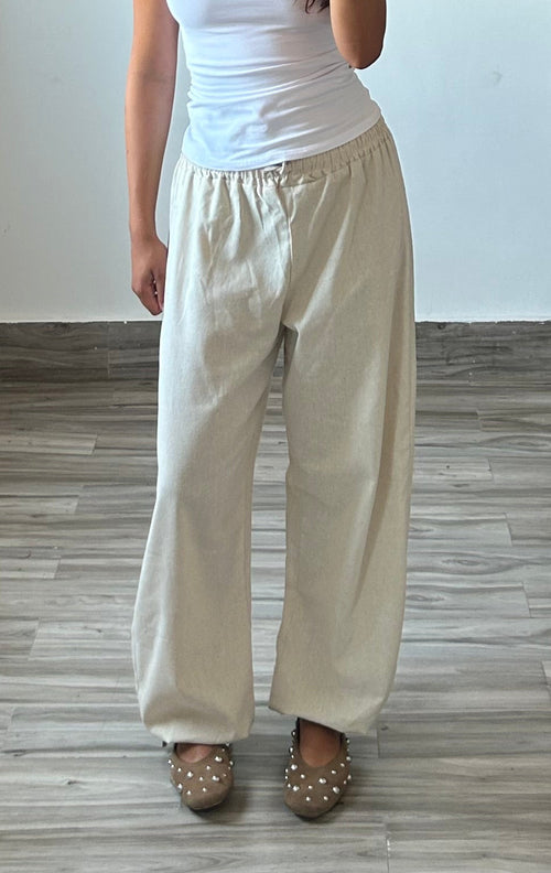 Balloon Linen Pants