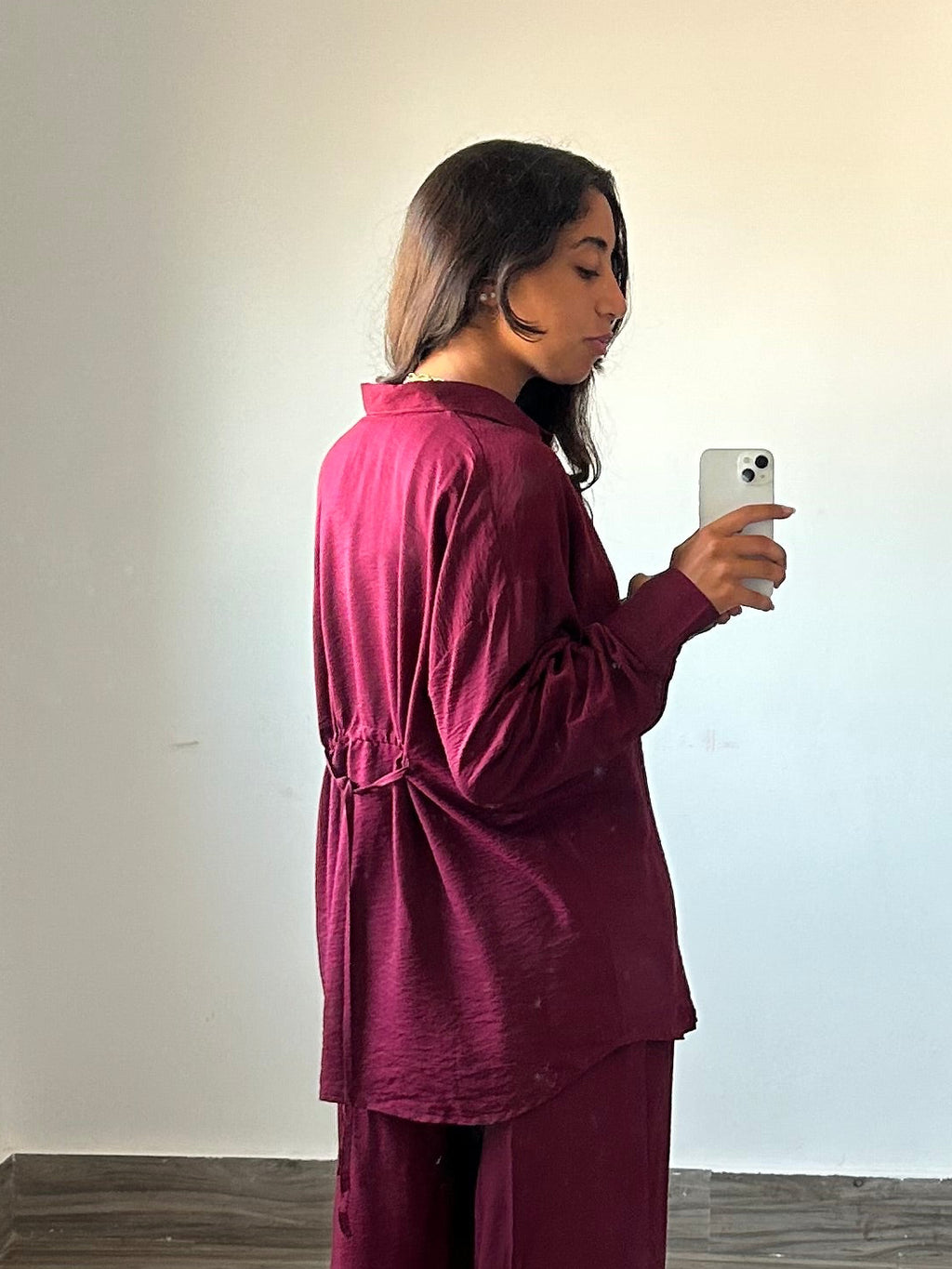 Burgundy Shirt