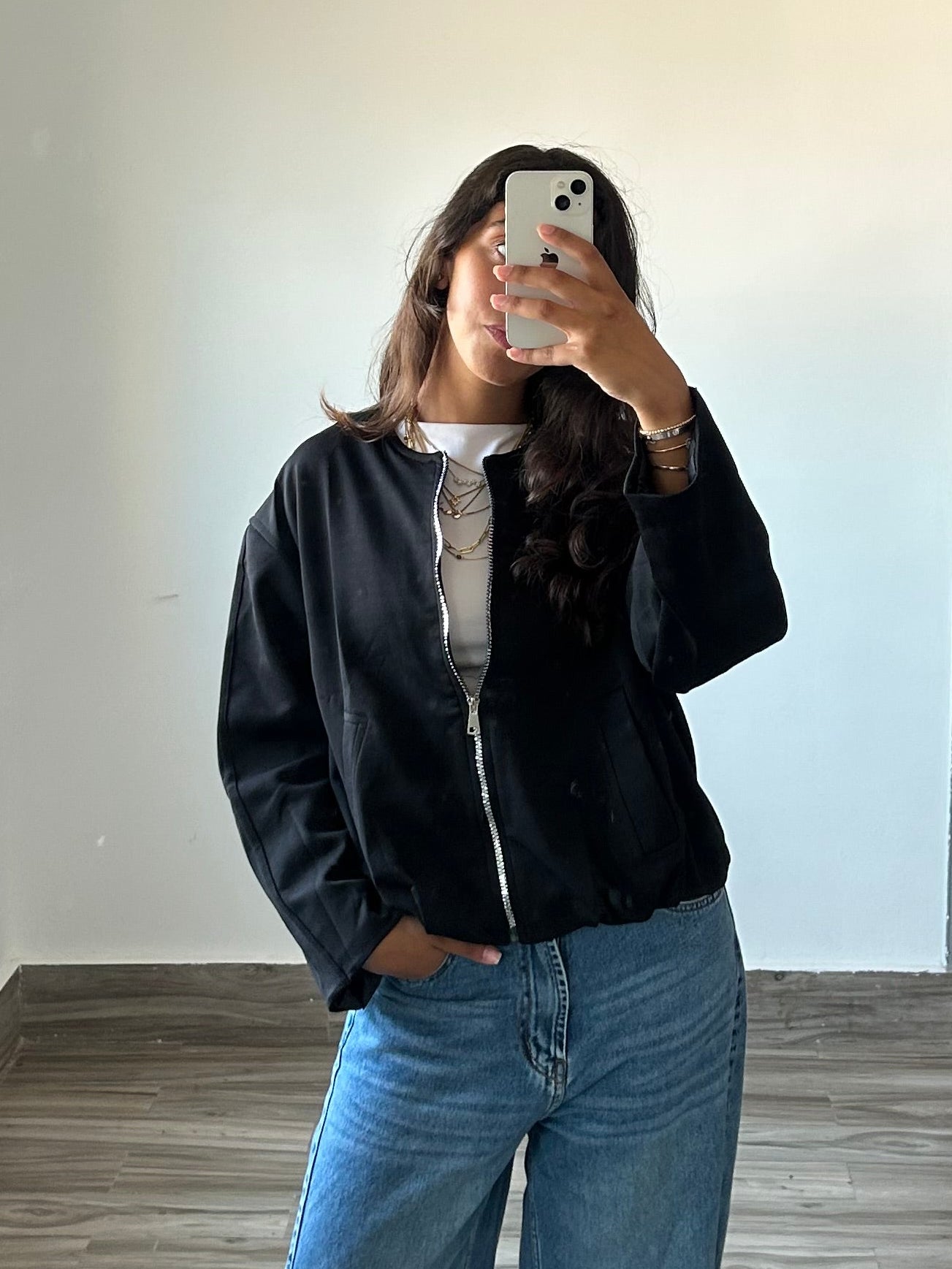 Black Bomber Jacket