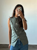 Vest with Pearl Buttons