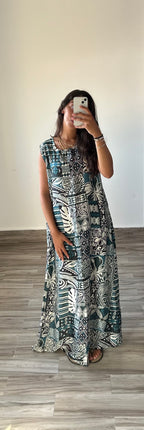 Silk Green Dress