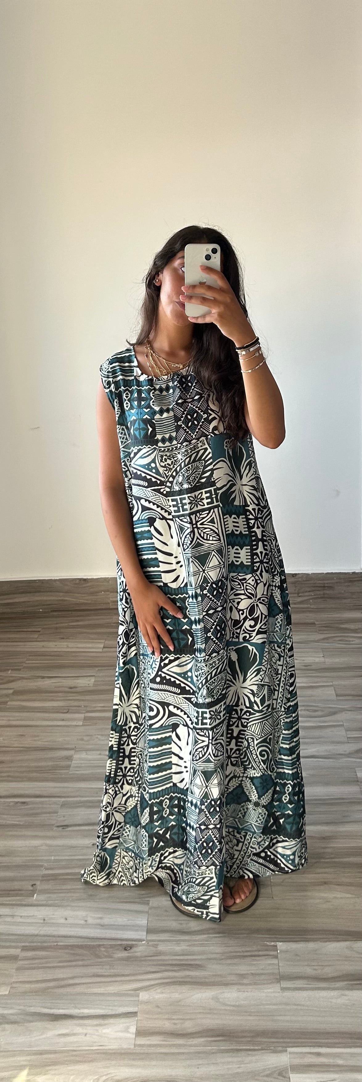 Silk Green Dress