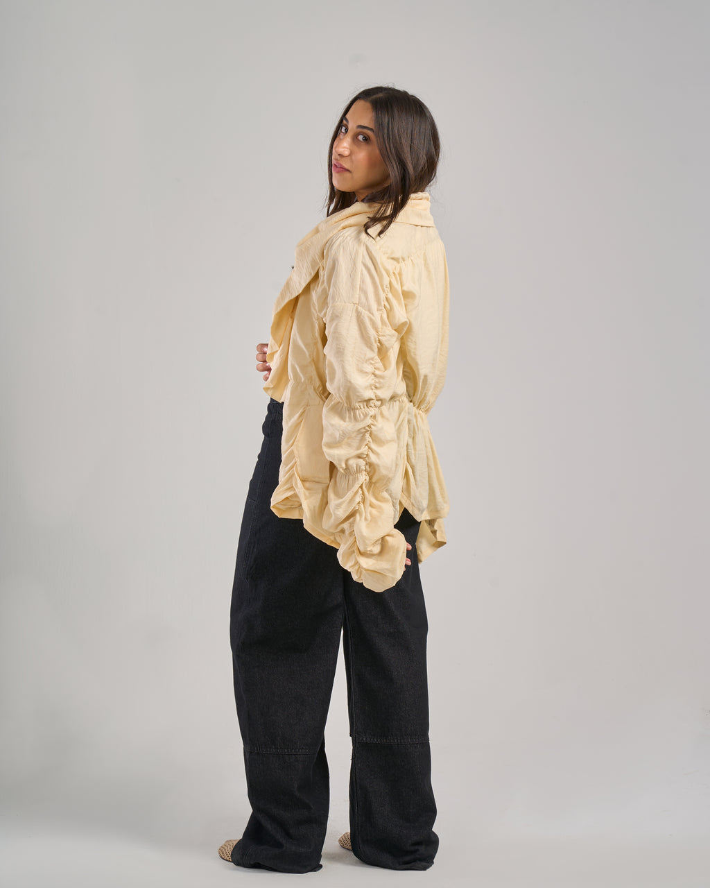 Multi Elastic Cardigan