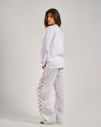 Pure Linen Pants in White