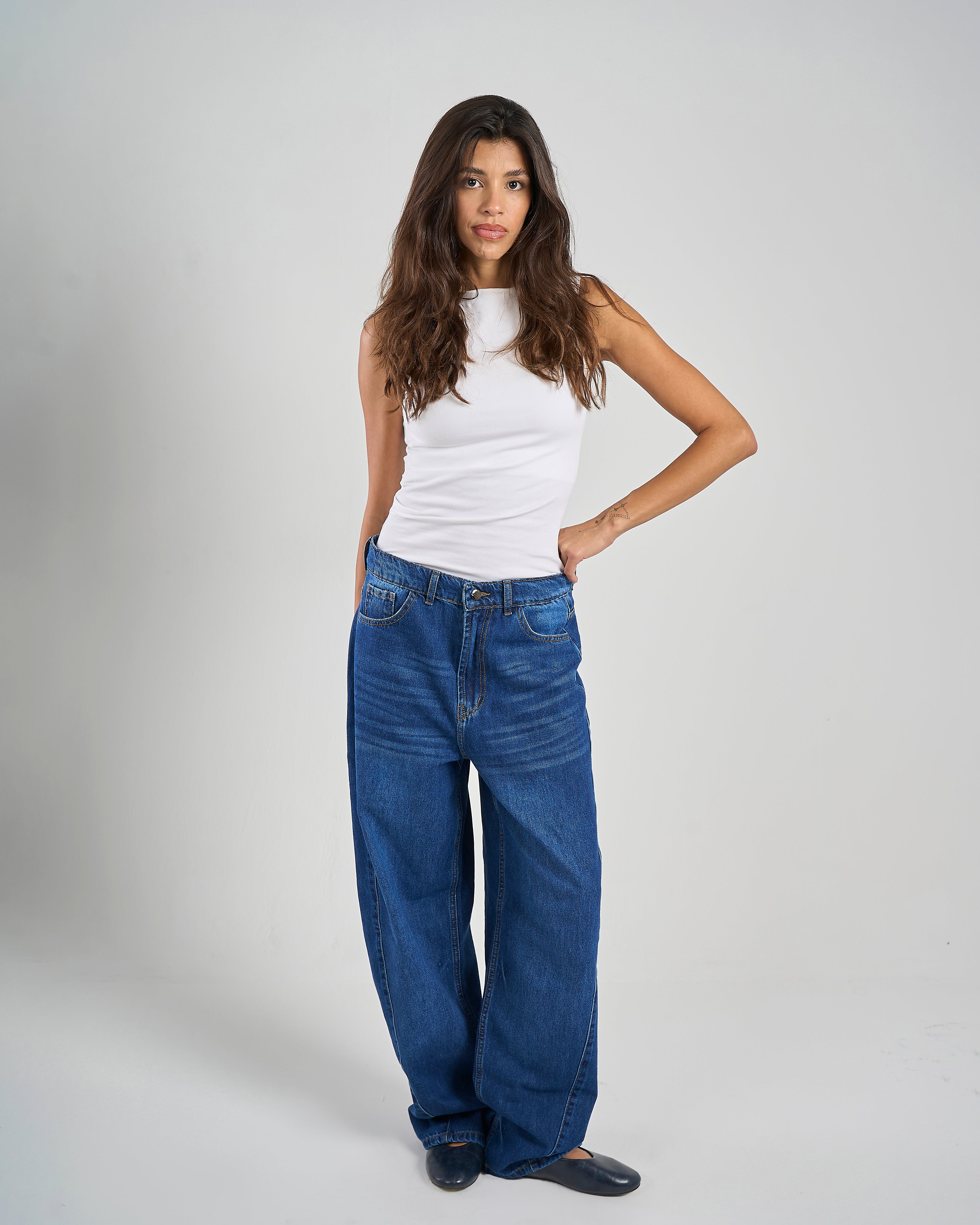 The Balloon Denim - Dark Blue