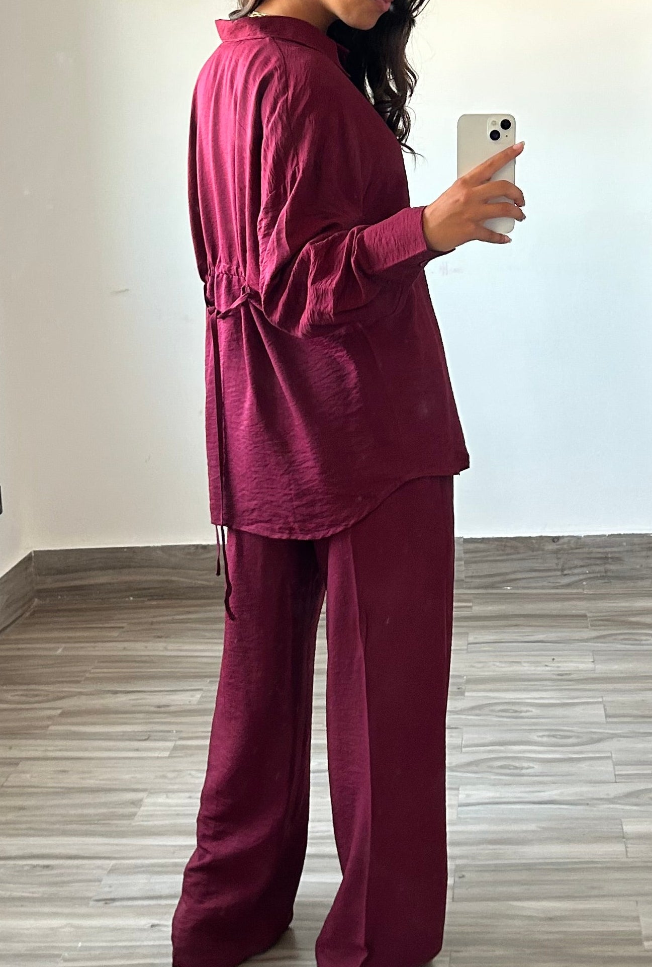 Burgundy Shirt