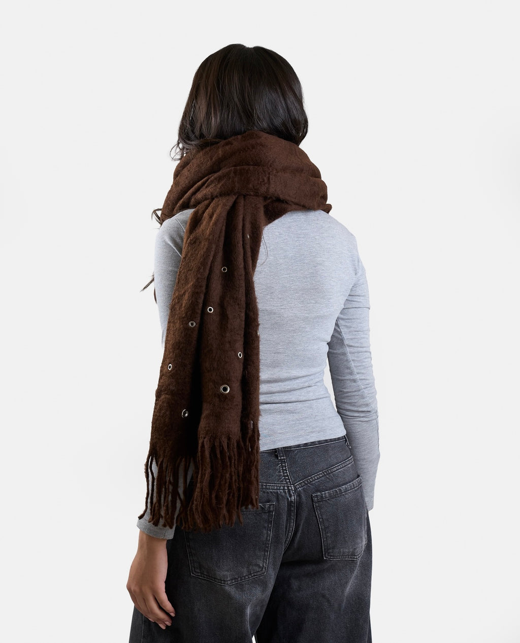 Layer Scarf in Brown