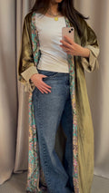 Velvet Kaftan with Paisley Lining