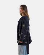 Stars & Moons Cardigan in Black