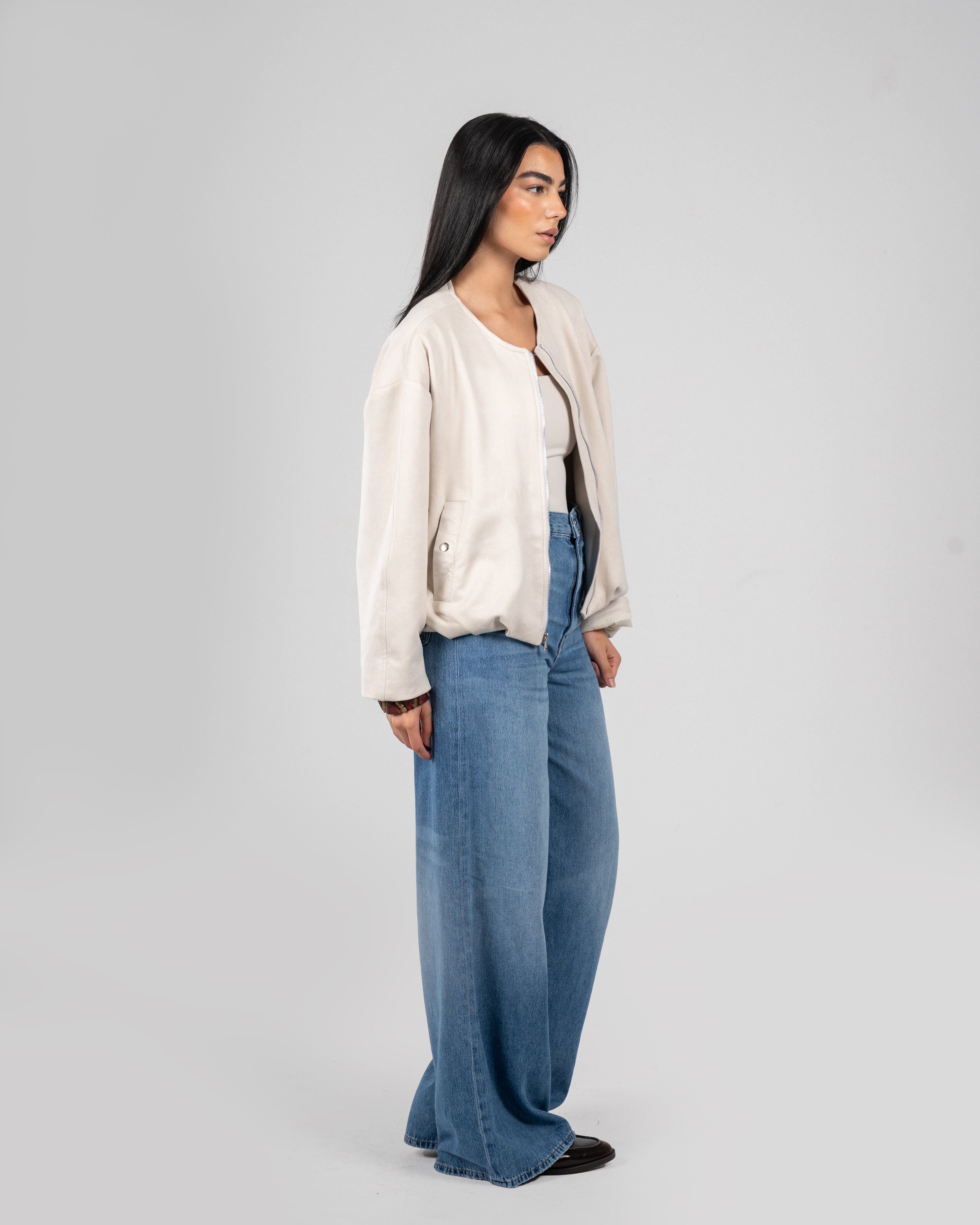 Balloon Suede Jacket