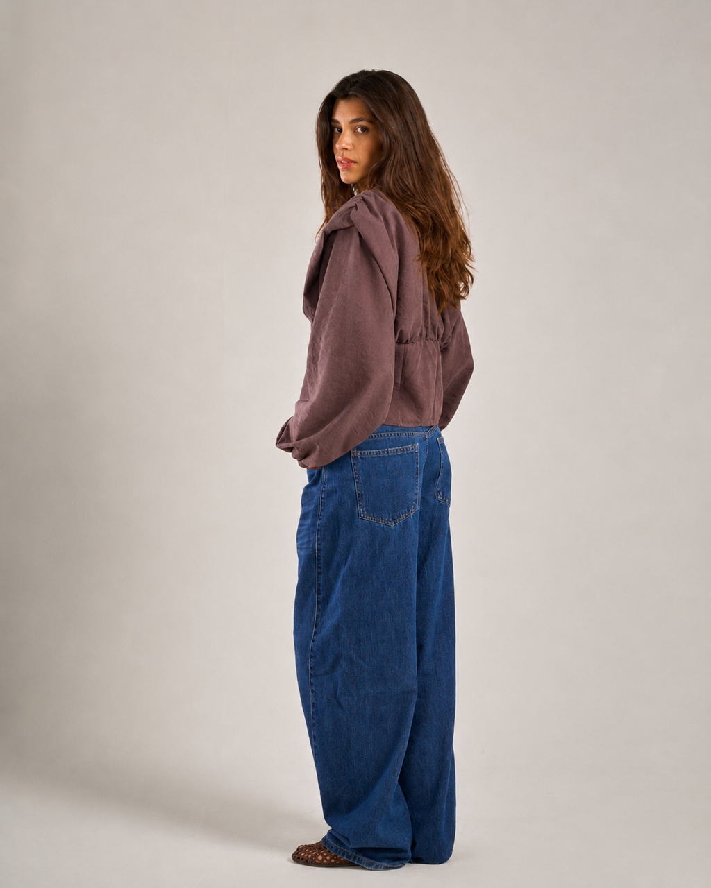 The Dream Top in Brown