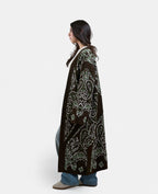 Patches Knit Cardigan in Brown