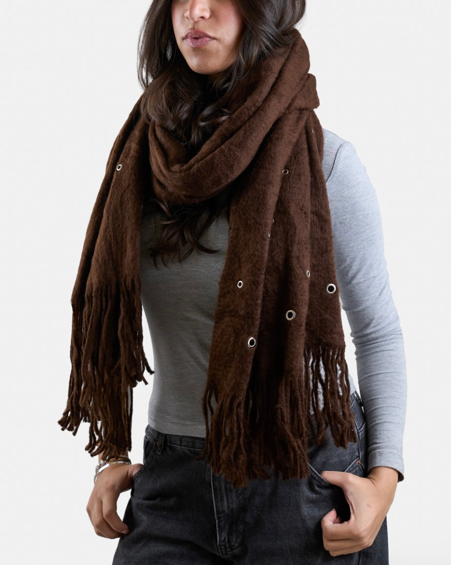 Layer Scarf in Brown