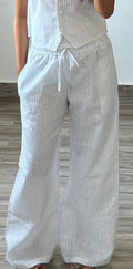 Striped Linen Pants