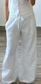 Striped Linen Pants