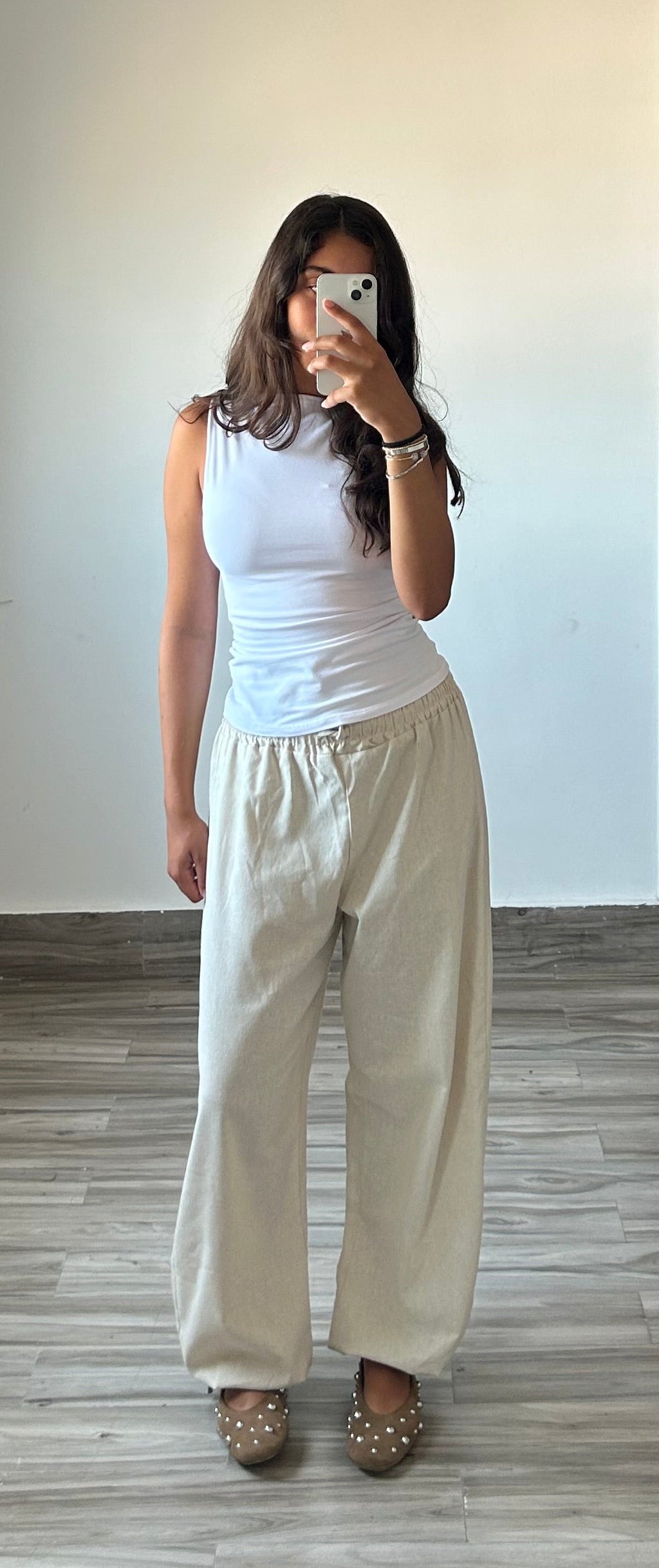 Balloon Linen Pants