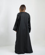 Shimmery Black Kaftan with Gabardine