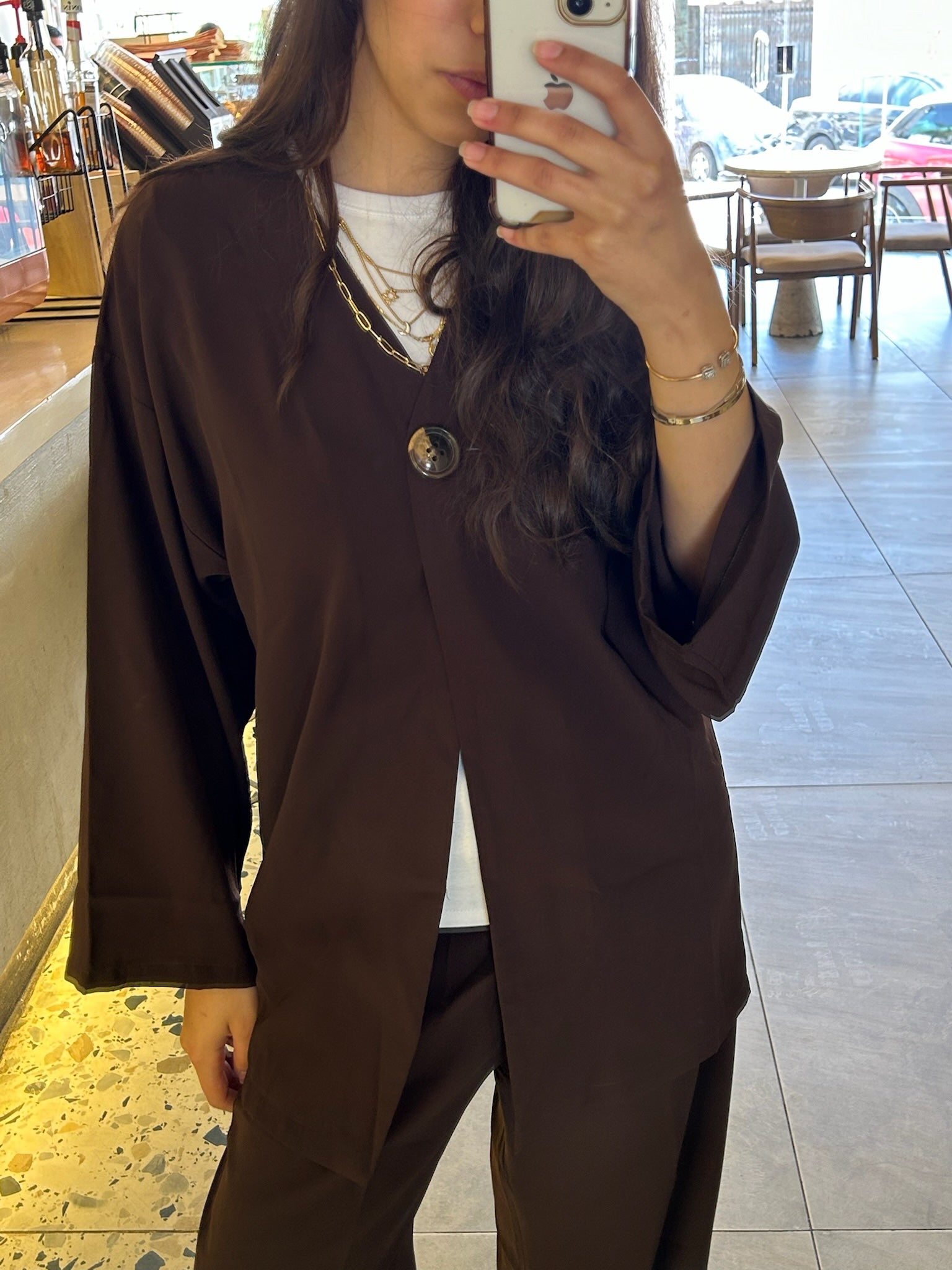 Brown Button Set