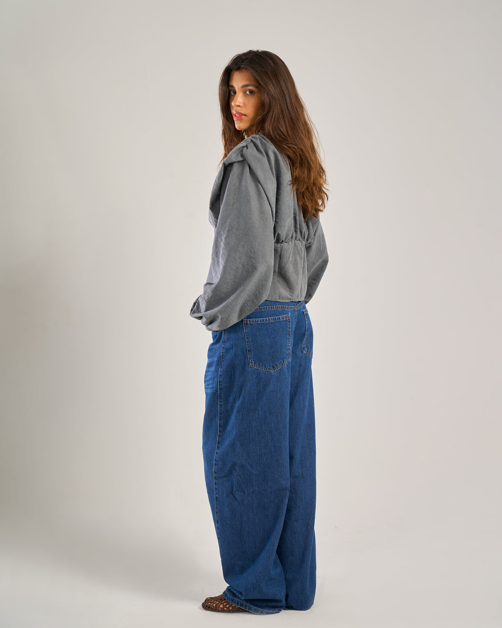 The Dream Top in Grey