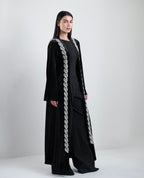 Velvet Braided Kaftan