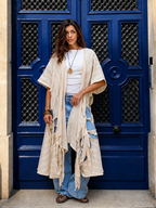 The Knots Cardigan in Beige